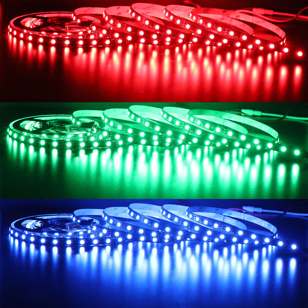 DC12/24V 4in1 RGBW SK6812 16.4Ft 300LEDs Flexible Color Chasing Full Color LED Strip Lights DC12/24V 4in1 RGBW SK6812 16.4Ft 300LEDs Flexible Color Chasing Full Color LED Strip Lights